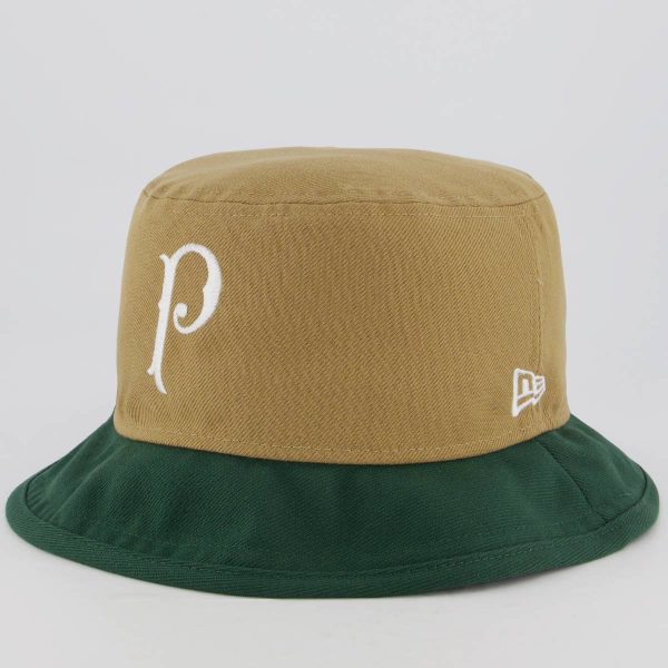Bucket New Era Palmeiras Marrom e Verde