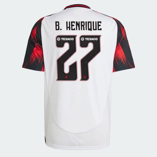 Camisa Adidas Flamengo II 2025 27 B. Henrique