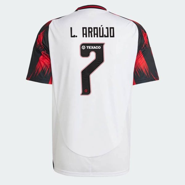 Camisa Adidas Flamengo II 2025 7 L. Araújo
