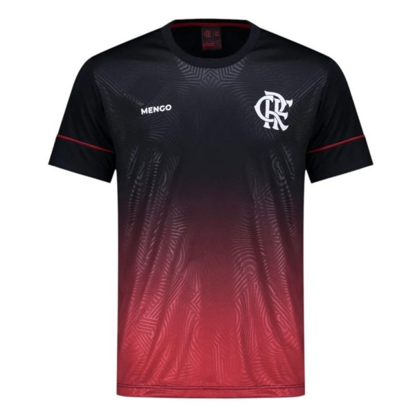 Camisa Braziline Flamengo Canastra Masculina - Preto - braziline