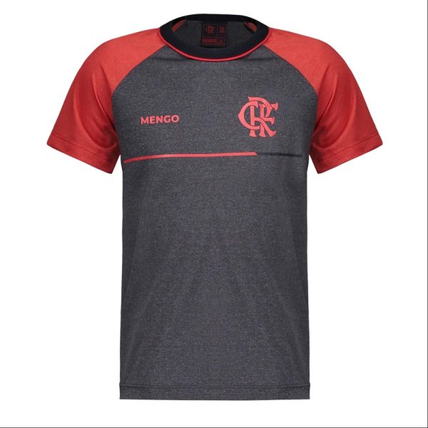 Camisa Braziline Flamengo Cesto - Preto Mescla/vermelho