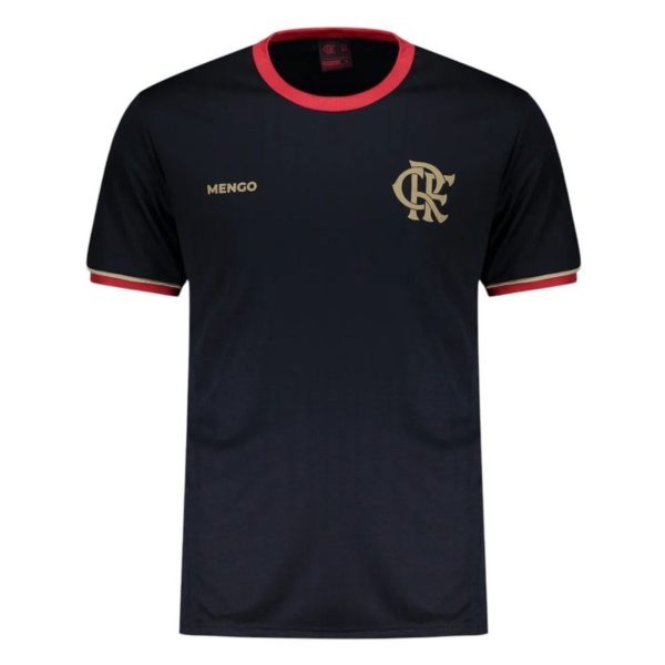 Camisa Braziline Flamengo Mistura Masculina - Preto - braziline