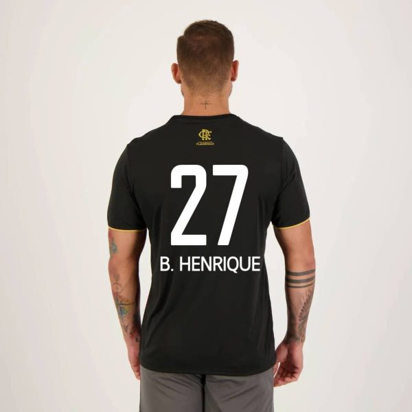 Camisa Flamengo Brains 27 B. Henrique Preta