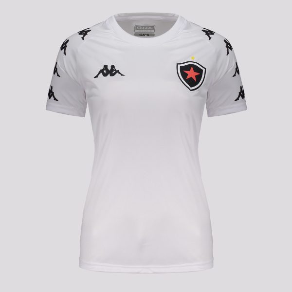 Camisa Kappa Botafogo-PB Supporter Zurich Feminina Branca