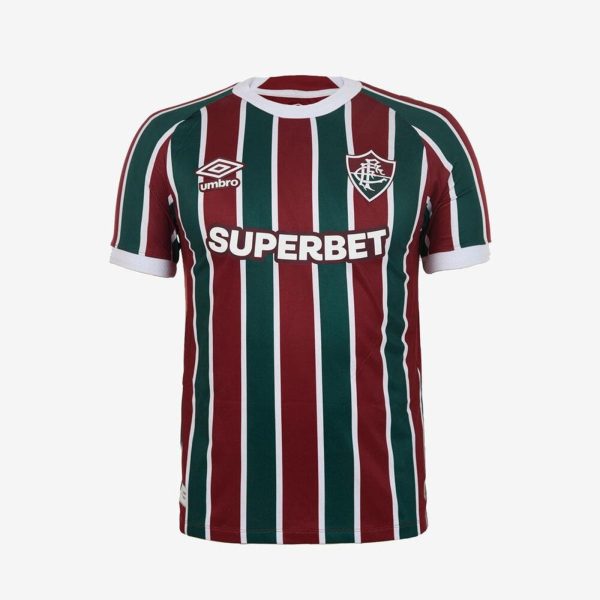 Camisa Masculina Umbro Fluminense Of.1 2025 (Jogador S/N) Incolor