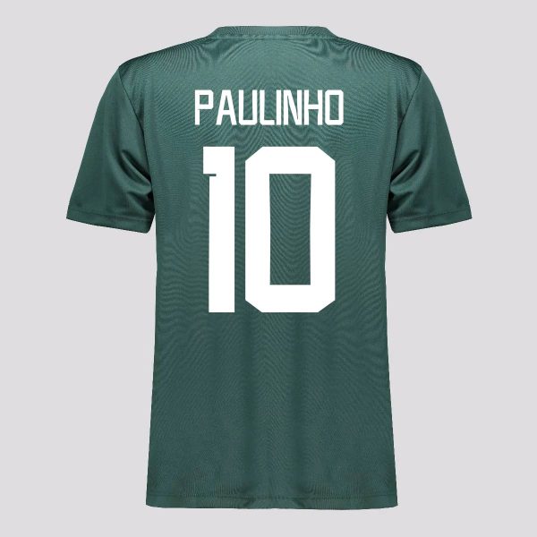 Camisa Palmeiras 1914 II Juvenil Verde 10 Paulinho