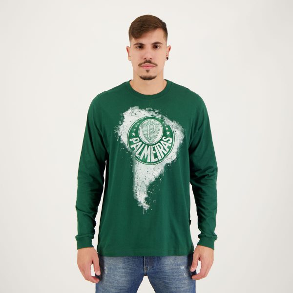 Camisa Palmeiras Manga Longa América Latina Verde