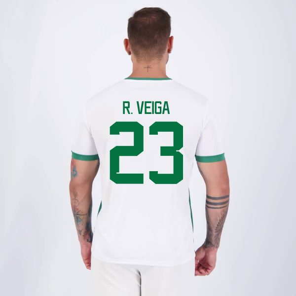 Camisa Palmeiras R. Veiga 23 Academia Branca e Verde
