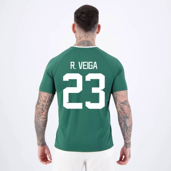 Camisa Palmeiras R. Veiga 23 Alviverde Branca e Verde