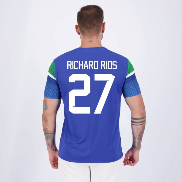 Camisa Palmeiras Richard Rios 27 Vibração Azul