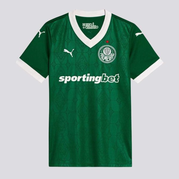Camisa Puma Palmeiras I 2025 Feminina
