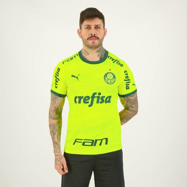 Camisa Puma Palmeiras III 2023 com Patrocínio