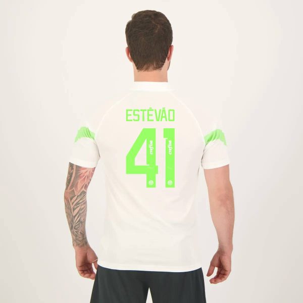 Camisa Puma Palmeiras Treino 2023 Branca 41 Estevão