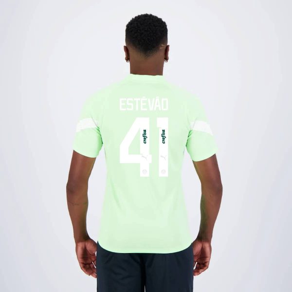 Camisa Puma Palmeiras Treino 2023 Verde 41 Estevão