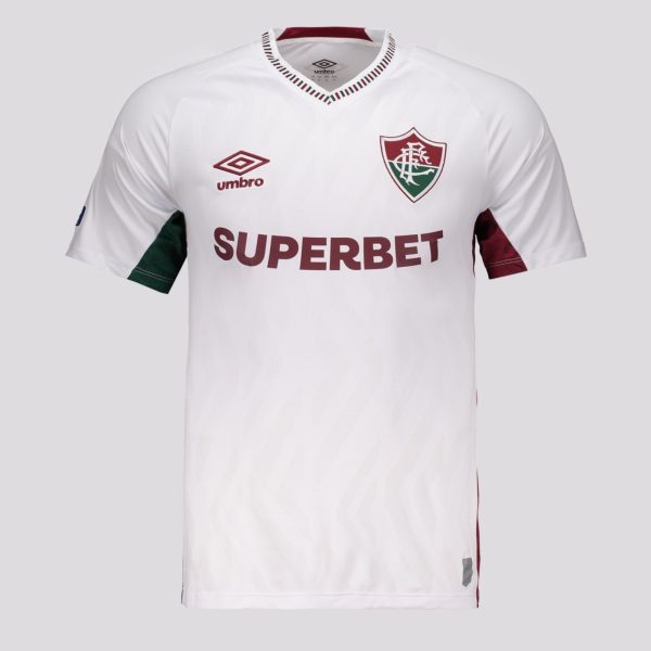 Camisa Umbro Fluminense II 2025 Patch Mundial de Clubes Com Número