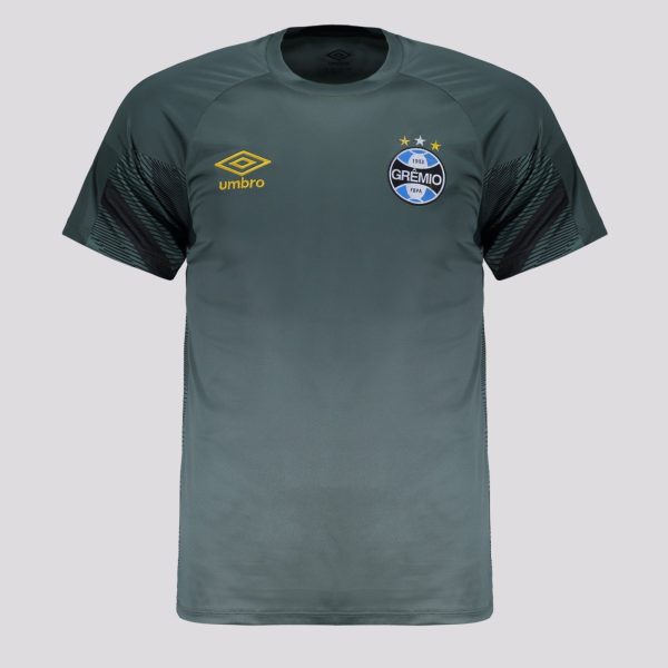 Camisa Umbro Grêmio Goleiro 2025 Verde e Preta