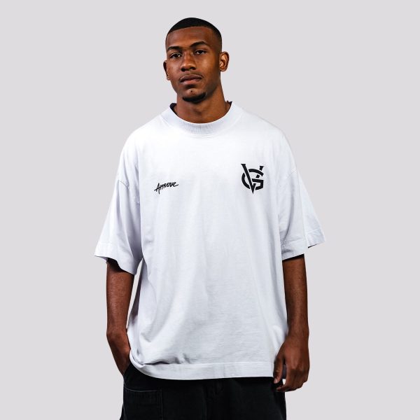 Camiseta Approve Huge Vasco da Gama Branca
