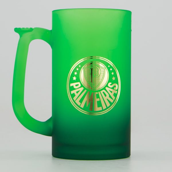 Caneca Palmeiras Chopp Acrílico Verde
