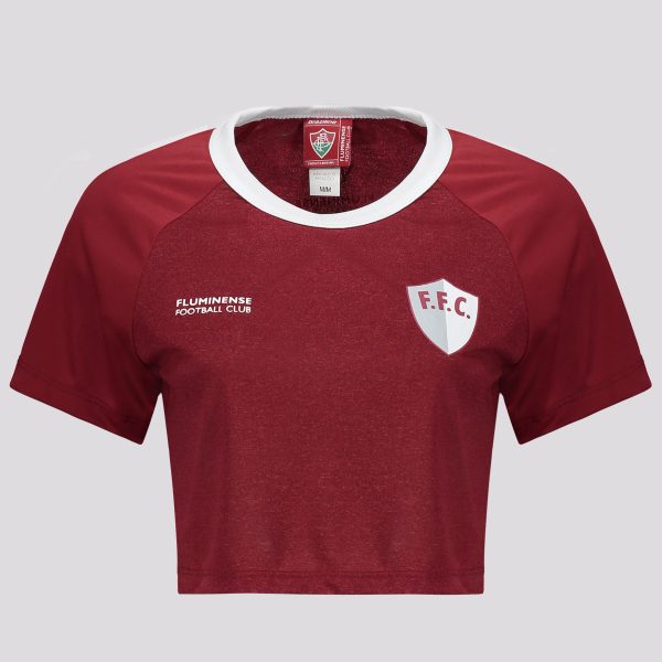 Cropped Fluminense Ratan Feminino Vinho