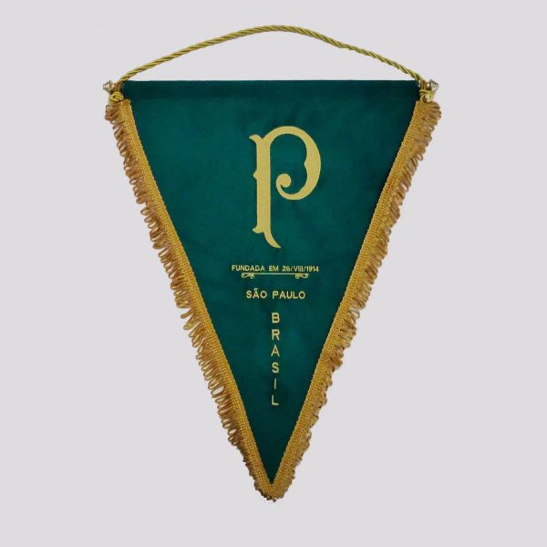 Flâmula Veludo Palmeiras Verde