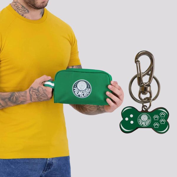 Kit Palmeiras Necessaire e Chaveiro Ossinho