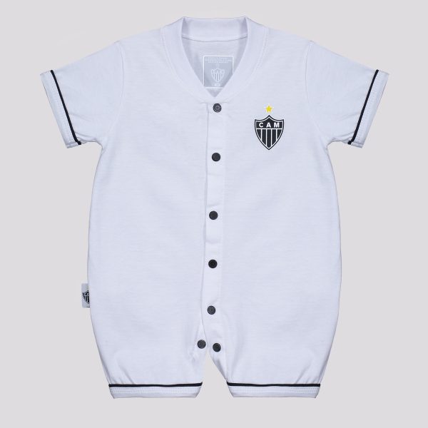 Macacão Atlético Mineiro Curto Branco