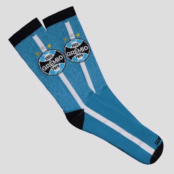 Meia Grêmio Esportiva Azul e Branca