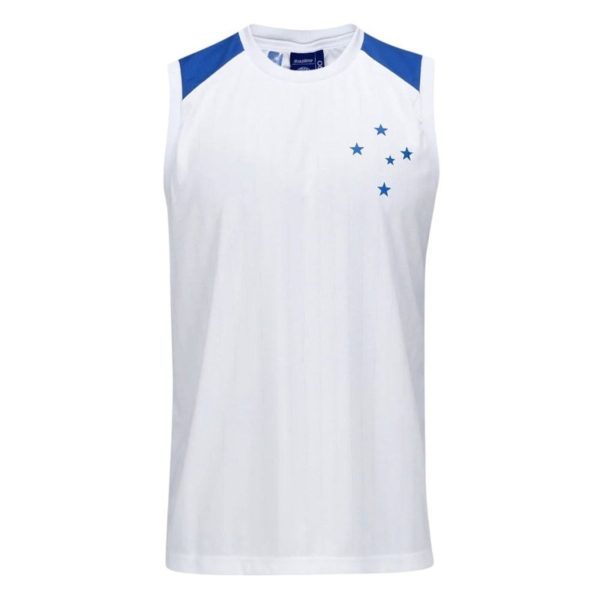 Regata Braziline Cruzeiro Tear Masculina - Branco - braziline